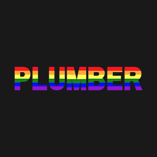 Plumber Rainbow Pride T-Shirt