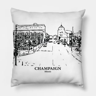 Champaign - Illinois Pillow