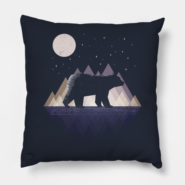 Moon Bear Pillow by rmtees