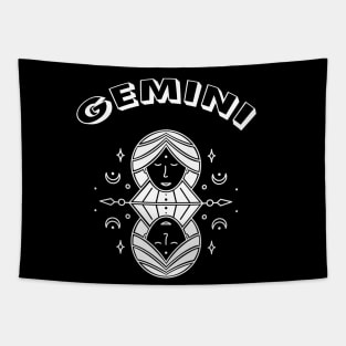 Gemini Zodiac Sign Tapestry