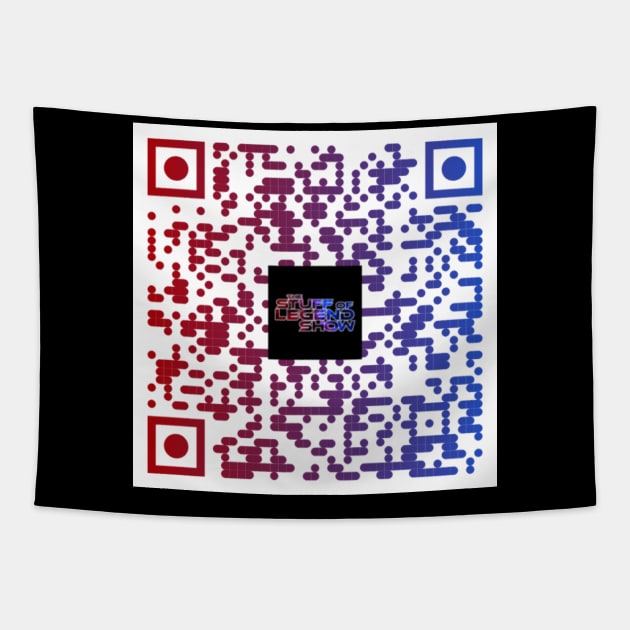 The Stuff Of Legend Show QR Code Merch Tapestry by TSOL Games