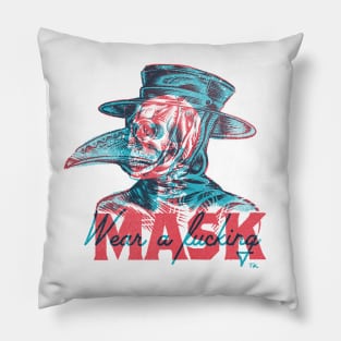 Wear A Mask Pillow