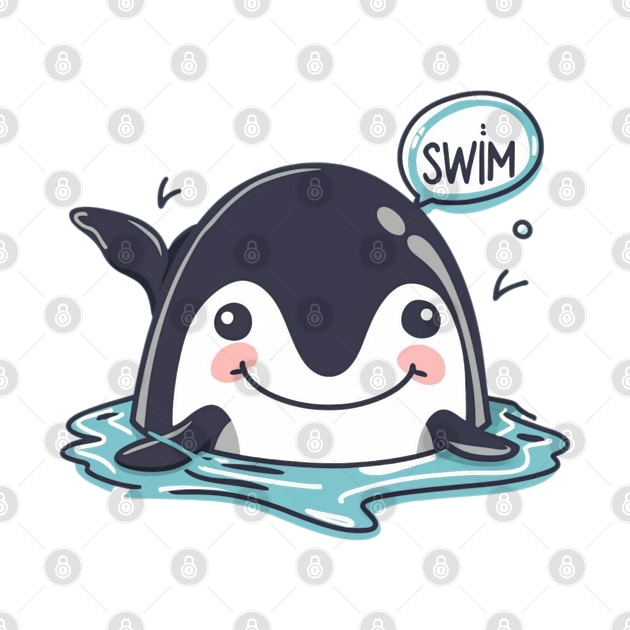 Swim orca by Ridzdesign