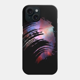 Large paint brush stroke galaxy whoosh Phone Case