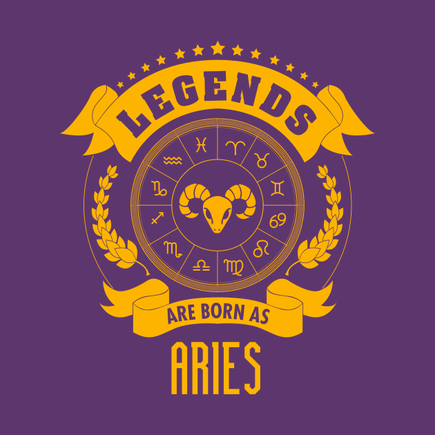 Legends are born as Aries by gastaocared