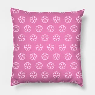 Flower outline pattern Pillow