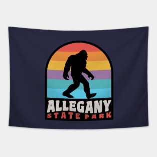Allegany State Park New York Bigfoot Sasquatch Camping Hiking Tapestry
