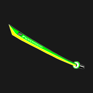 Katana with Blank Text, v. Code Lime Yellow T-Shirt