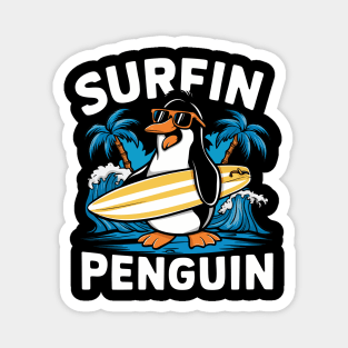 SURFIN PENGUIN Magnet