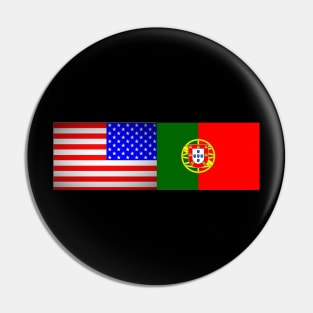 Portuguese American Pin