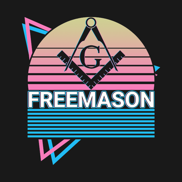 Freemason Freemasonry Masonic Masonry Retro Gift by Alex21