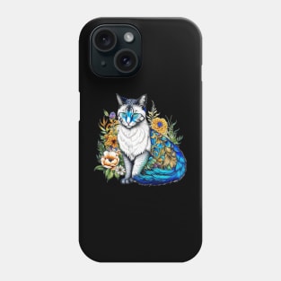 Peacock Kitty Phone Case