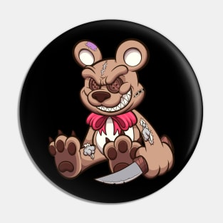 Evil Teddy Bear Pin