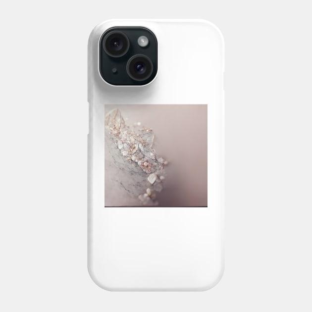 Rose crystal marble Phone Case by marbleco