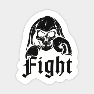 Boxer Skull Magnet