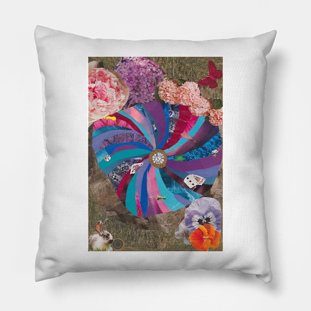 Back Down The Rabbit Hole Pillow by cajunhusker