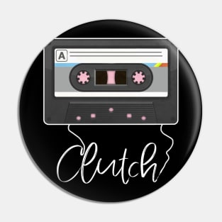 Love Music Clutch Proud Name Awesome Cassette Pin