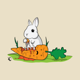 Halloween Rabbit Carrot T-Shirt