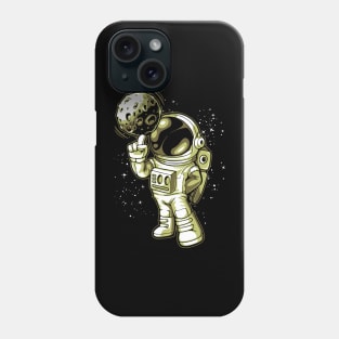 Astronaut With Planetball Phone Case