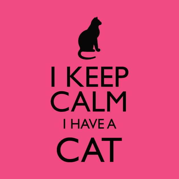 I Keep Calm I Have A Cat by KeepCalmWorld