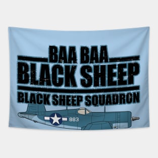 Baa Baa Black Sheep Squadron Tapestry