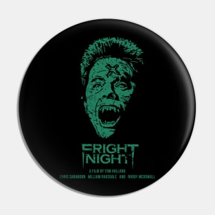 Fear and horror in a Vampire Fright Night Pin