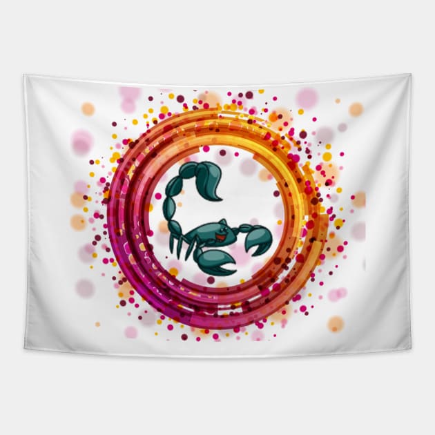 scorpion Tapestry by MIXOshop