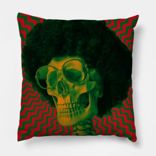 Psychedelic Skull Pillow