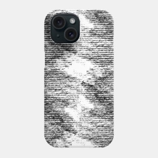 Monochrome grunge pattern Phone Case