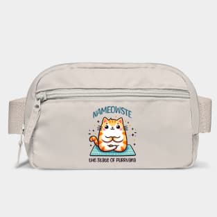 Na MEOW ste, the state of purrvana, cat yoga design Bag
