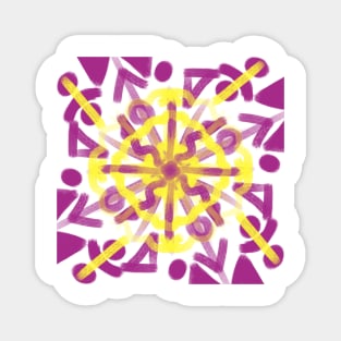 mandala pattern Magnet