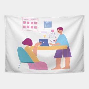 Work From Home Tapestry