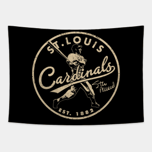 Retro St. Louis Cardinals 2 by Buck Tee Tapestry