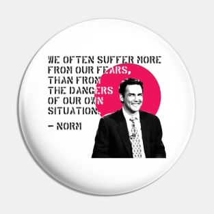 NORM MACDONALD Quotes Pin