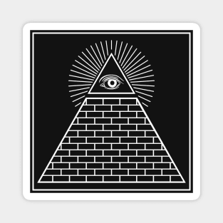 The Eye of Providence Pyramid Magnet