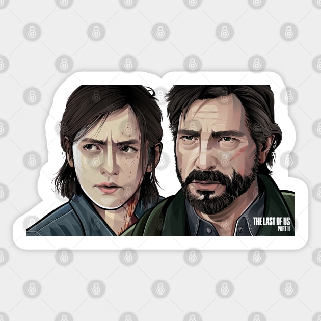 Ellie & Joel The Last of Us Part II - The Last Of Us - Pin