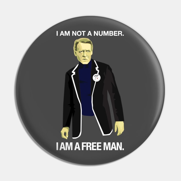 The Prisoner - I Am Not a Number. I Am a Free Man! Pin by chrisayerscreative