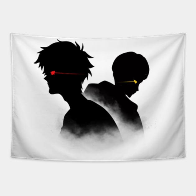 Devilman Crybaby Ryo and Akira Silhouette Devilman Crybaby