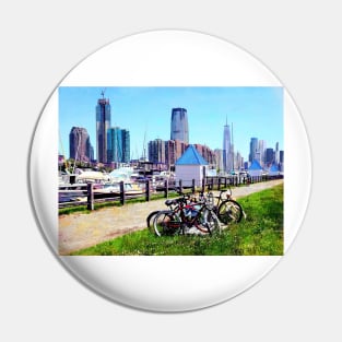 Liberty State Park - Parked Bicycles Pin