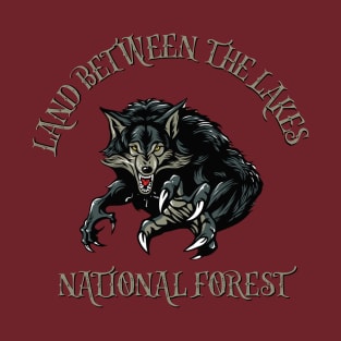 Land between the lakes National forest Dogman design T-Shirt