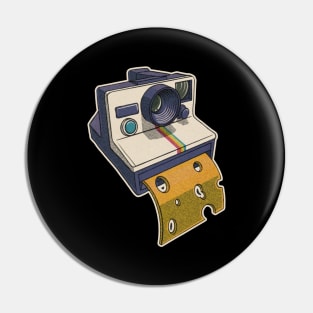 Camera Cheese Pin