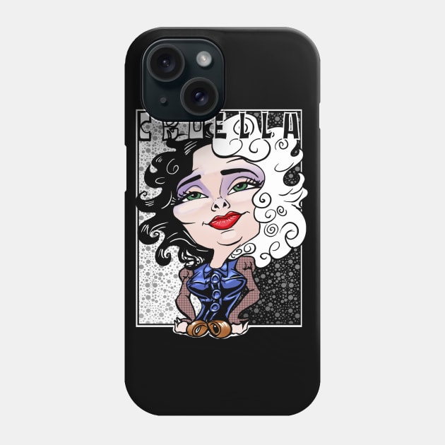 Cruella Phone Case by Biomek