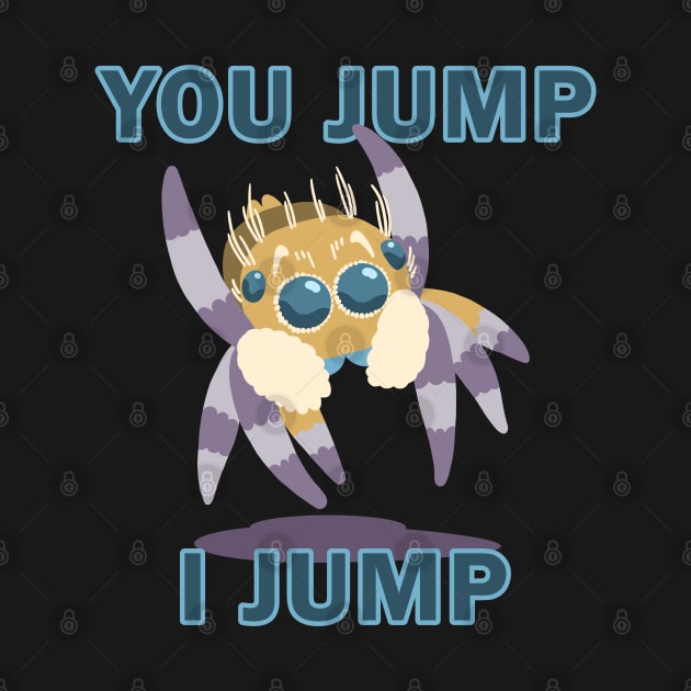 Cute Jumping spider: You jump I jump by TiffanyYau