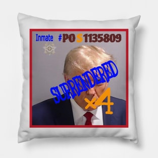 tRump Inmate Number POS1135809 - Front Pillow