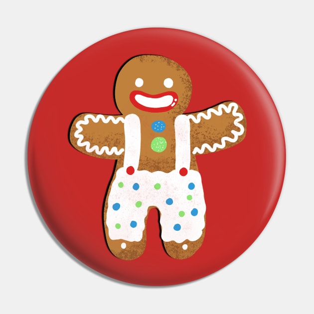 Mr. Gingerbread Pin by Feminist Foodie