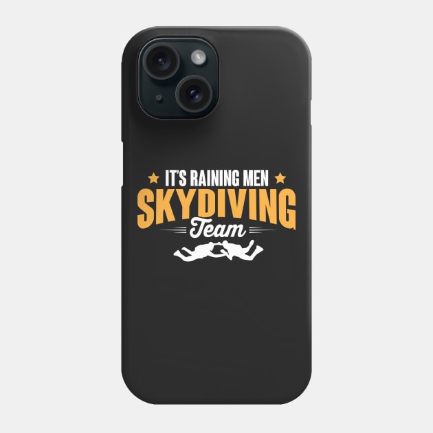 It's raining men - Skydiving Team Phone Case by nektarinchen