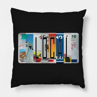 Maryland Local License Plates Pillow