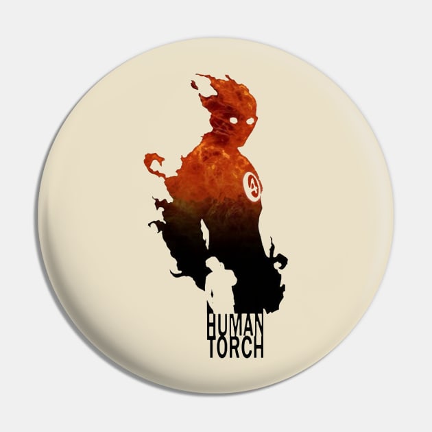 human torch Pin by rafifgood