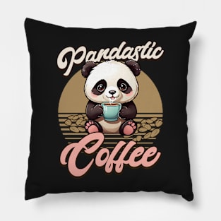 Pandastic Coffee Pillow