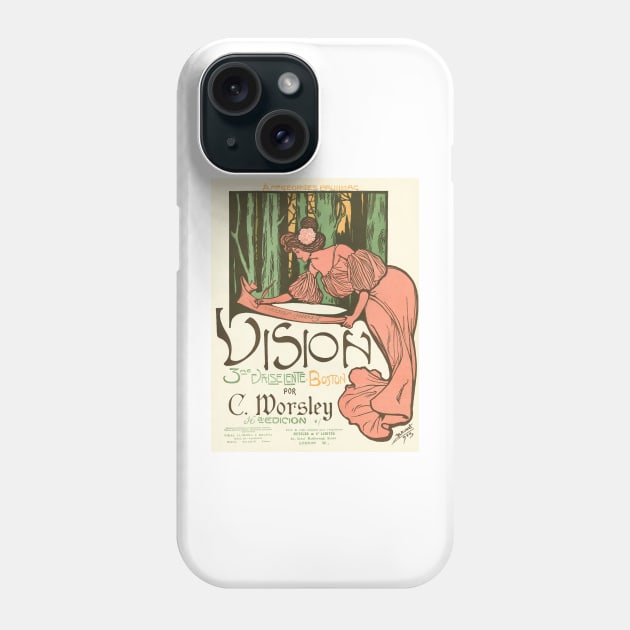 Art Nouveau Sheet Music Cover Phone Case by NEILBAYLIS